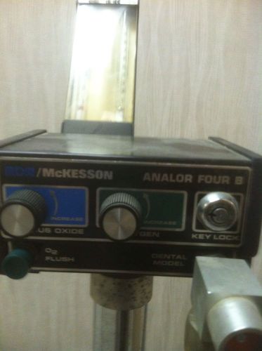 Mckesson Analor 4B Nitrous Machine With Long Hoses And Regulators