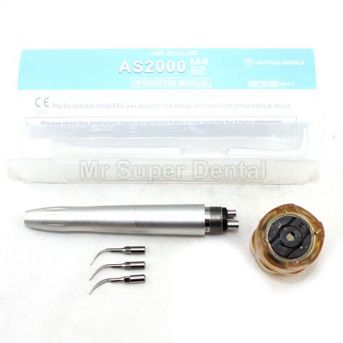 Dental Dentaire Air Scaler Scaling Piezo Handpiece 4 Hole for EMS 3Tips G1 G2 G3