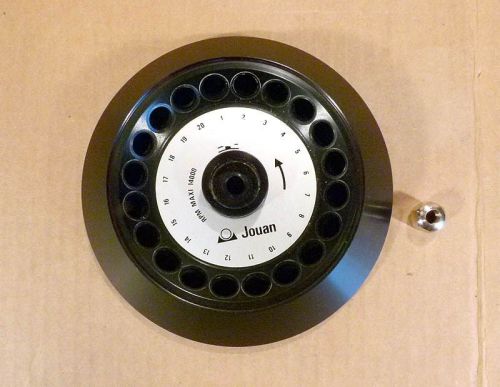 Jouan 20-Tube 14000 RPM Rotor for A14 A-14 Centrifuge