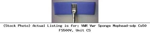 VWR Vwr Sponge Mophead-sdp Cs50 FS500V, Unit CS Lab Cleaning Supply