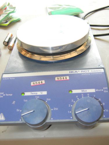 Ika rct basic s1 hotplate / stirrer amb--310°c, 0-1100 rpm, 115v-60hz, 620 watts for sale