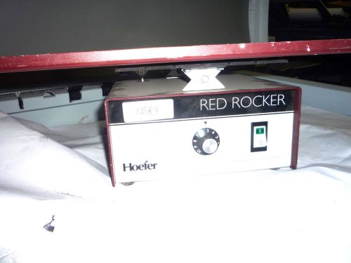 Hoefer Red Rocker - PR -55  -20&#034;x 20&#034; PLATE -115V -60HZ. WORKS (ITEM # 1289/10)