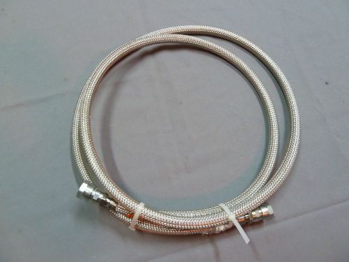 Cti cryogenics 8043075g120 10ft stainless steel braid hose 055-04 ntb 260 psi for sale