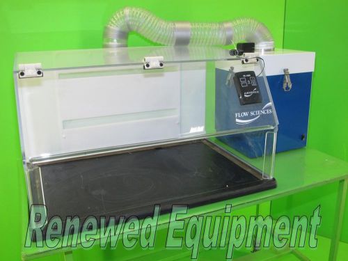 Flow sciences fs2015bkfva vented 3&#039; balance hood with alarm &amp; blower #73 for sale