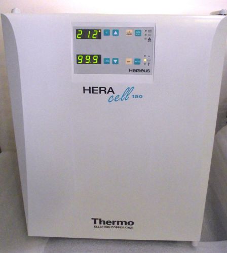 Thermo electron hera cell 150 co2 incubator w/ copper chamber - wrnty for sale