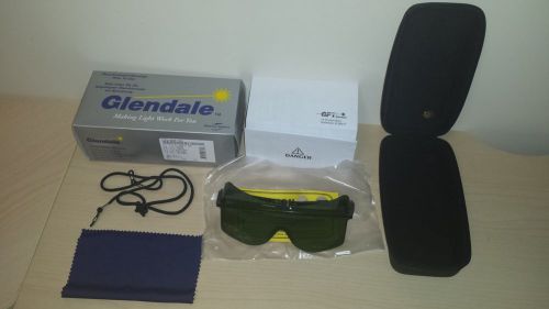 GLENDALE LOTG-NDGA:YAG Laser Glasses, Light Green, Uncoated