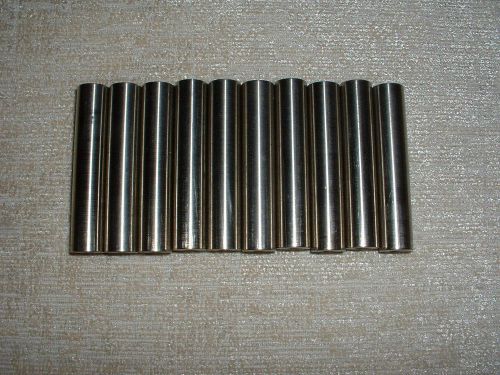 Ten Edmund Optics Stainless Steel Mounting Posts, 2.5 inches long, 1/4-20 Thread