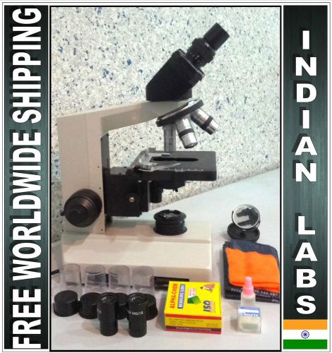 1500X Professional Research Pathological Binocular Compound Microscope + Free Sl