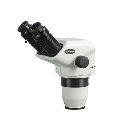 6.7X-45X Binocular Stereo Zoom Microscope Head w Focusable Eyepieces