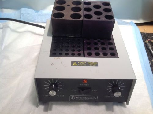 Fisher scientific dry bath incubator two extra heating blocks. cat # 11-718-2 for sale