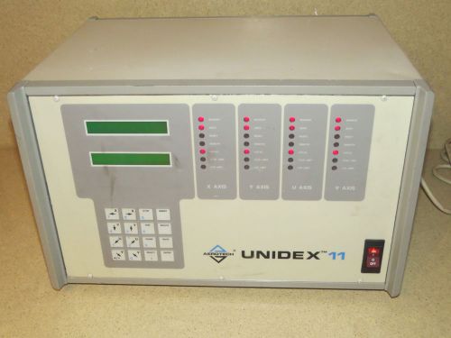 AEROTECH UNIDEX 11 -XYUV 4 AXIS- MODEL # U115-4-A/X3-DM4001-40-F1/DM1501-72-F1