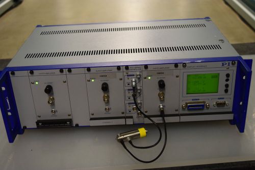 Physik instrumente pi  e-500 piezo controller,2 hvpzt-amplifiers,1 actuator for sale