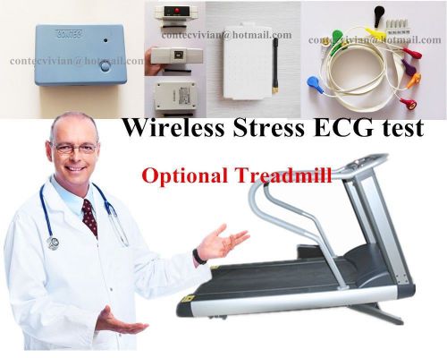 New CONTEC8000S Wireless Stress ECG/EKG Analysis System,Exercise stress ECG Test