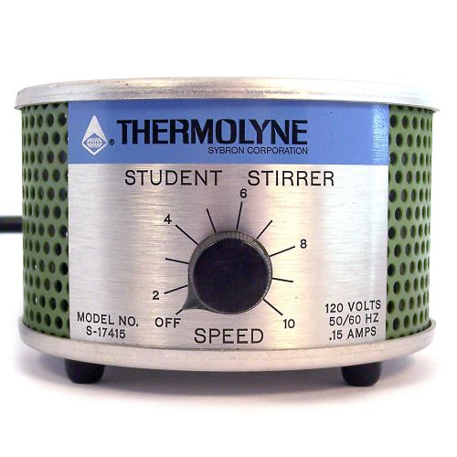 Thermolyne Sybron 120V .15A Magnetic Student Stirrer Variable Speed S-17415