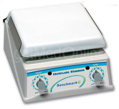NEW! Benchmark Scientific Magnetic Hotplate Stirrer 7.5&#034;x7.5&#034; Platform H4000-HS
