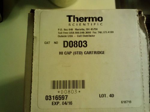 New Thermo Scientific D0803 Hi-Cap (STD) Cartridge