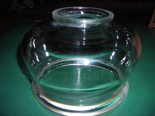 Vintage Laboratory Glass Bell Jar Open Top &amp; Bottom Lab Glassware UNUSUAL PIECE!