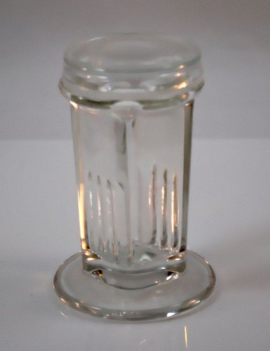 Glass coplin staining jar w glass lid: for 10 slides for sale