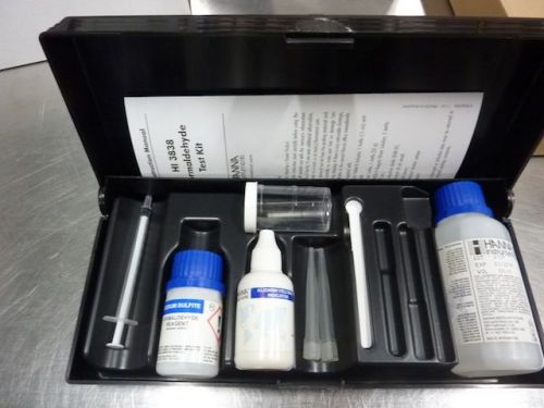 Hanna Instruments - Formaldehyde test kit (HI 3838) - Inlcudes Demineralizer