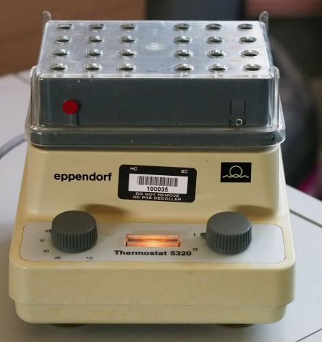 Eppendorf thermostat 5320 test tube heater incubator or reactor for sale