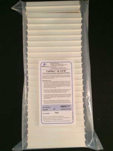 Pkg of 25 Perkin Elmer UniFilter-96 GFB White 96-Well Microplates #6005177 NEW!