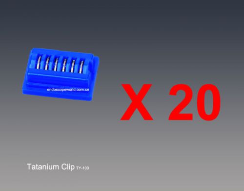 120 New Titanium Clips TY100 CE FDA Certificate Ethicon LT100 Style