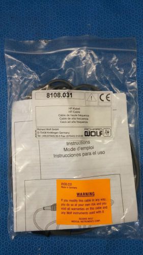 Richard Wolf Electrosurgical HF Cable 8108.031 New in Package