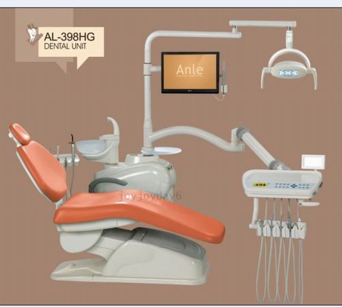 Dental Unit Chair FDA CE Approved AL-398HG Model Hard Leather