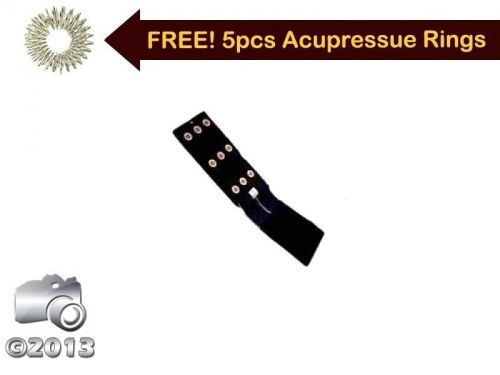 Magnetic acu. 9 magnets fat burner back/belly jeans fabric + free 5 sujok ring for sale