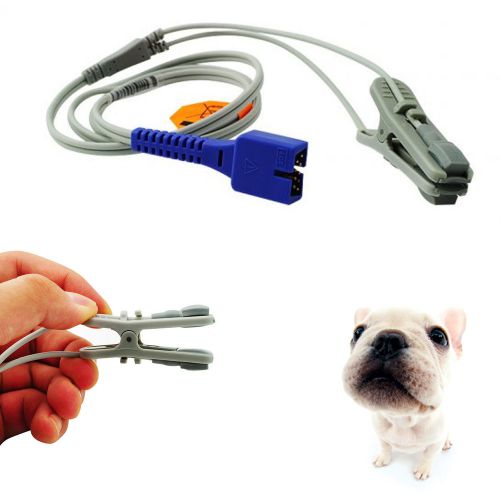 9 Pins Oxi-Max Veterinary SPO2 Ear Lingual Sensor VET For NELLCOR monitor