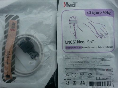 Masimo LNCS Neo adult/neonatal SpO2 sensors (6 sensors)