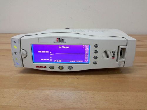 MasimoSET Radical Handheld V4 Signal Extraction Pulse Oximeter SpO2 ECG OR