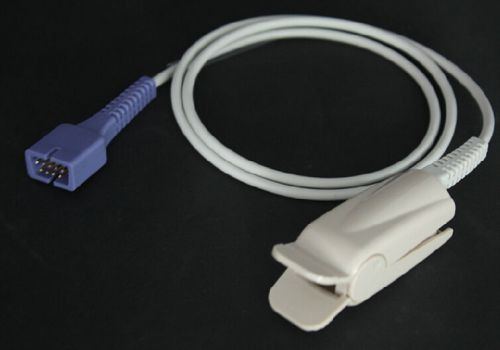 50 pcs compatible Nellcor adult clip SpO2 sensor YLQ0220B,1m/3ft, oximax DS100A