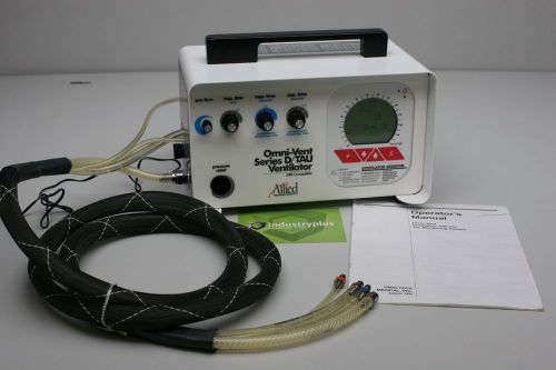 Allied Omni-Vent Series-D/TAU Ventilator Monitor MRI Compatible manual FREE SHIP