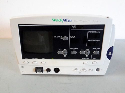 Welch allyn vital signs patient monitor 62000 series ecg nibp spo2 for sale