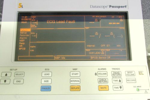 NICE Datascope Passport 5L EL Loaded with Accessories
