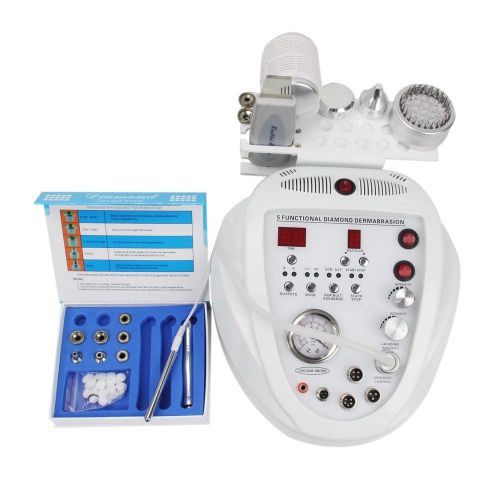 5in1 Diamond Microdermabrasion Dermabrasion Photon Scrubber Hot&amp;Cold Hammer Spaa