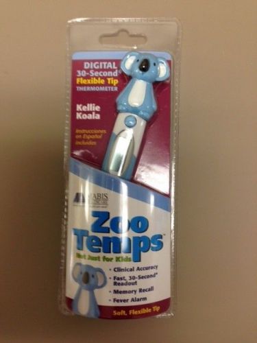 MABIS Zoo Temps Digital Thermometer Kellie Koala #15-705-000 NEW Pediatrics Fast