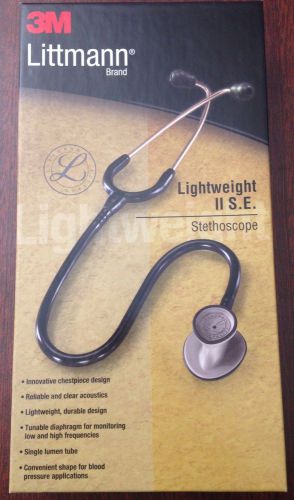 Littmann lightweight ii s.e., stethoscope, 28&#034;, black, new in box!!! for sale