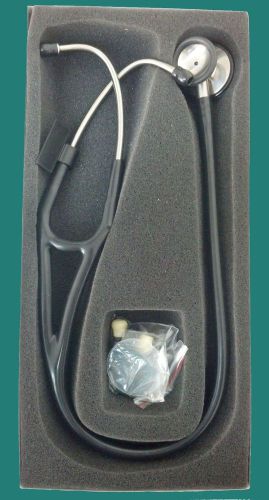 Professional cardiology dual-head stethoscope w/ stainless steel chestpiece for sale