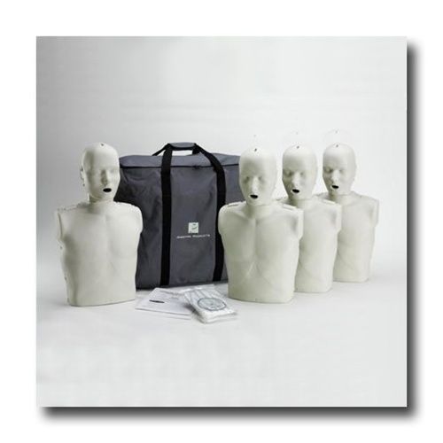 4 PK Prestan CPR/AED Adult Manikin With MONITORS PP-AM400M