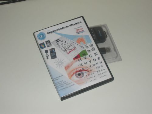 Optician visual acuity software with pc remote optometry ophthalmology  snellen for sale