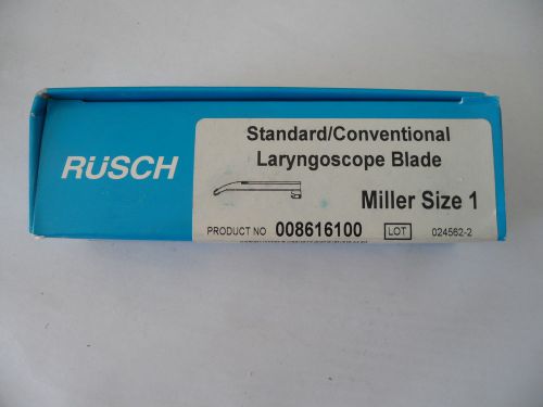 RUSCH Standard/ Conventional Laryngoscope Blade Miller Size 1