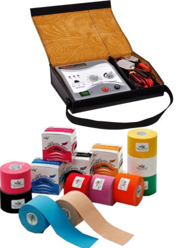 Best Combo acco mini Electrotherapy Unit with Sports Tape Physiotherapy Product