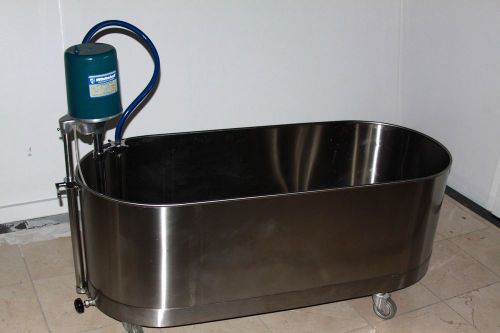 Whitehall 90 gal hydrotherapy rehabilitation stainless steel tub low boy jo-312 for sale