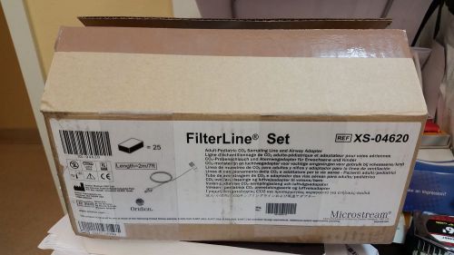Oridion xs-04624 microstream filterline set adult-pediatric co2 - box of 20 for sale