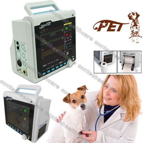 Ce/fda,veterinary icu patient monitor,printer+6 multi parameters,cms6000-vet pet for sale