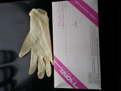 Tronex Powder Free Latex Exam Gloves size small ISO 9001
