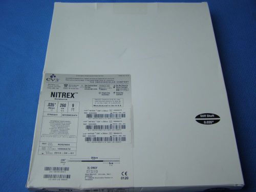 Box of 3 ev3 Nitrex Guidewire Straight Intermediate Ref:N352604