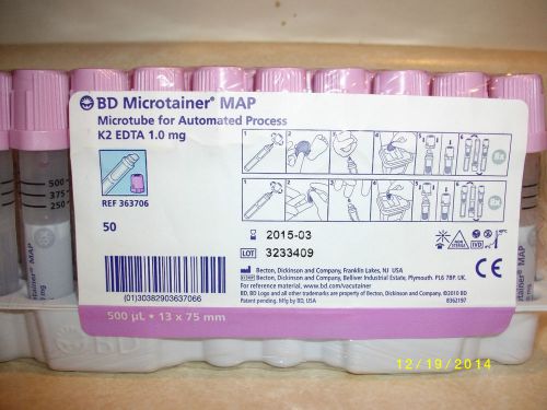 BD Microtainer MAP Ref 363706 (50 Count)